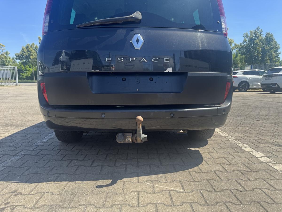 Renault Espace 4 original Sto&szlig;stange Stossf&auml;nger hinten NV676 Schwarz Phase 3 Bj.2011